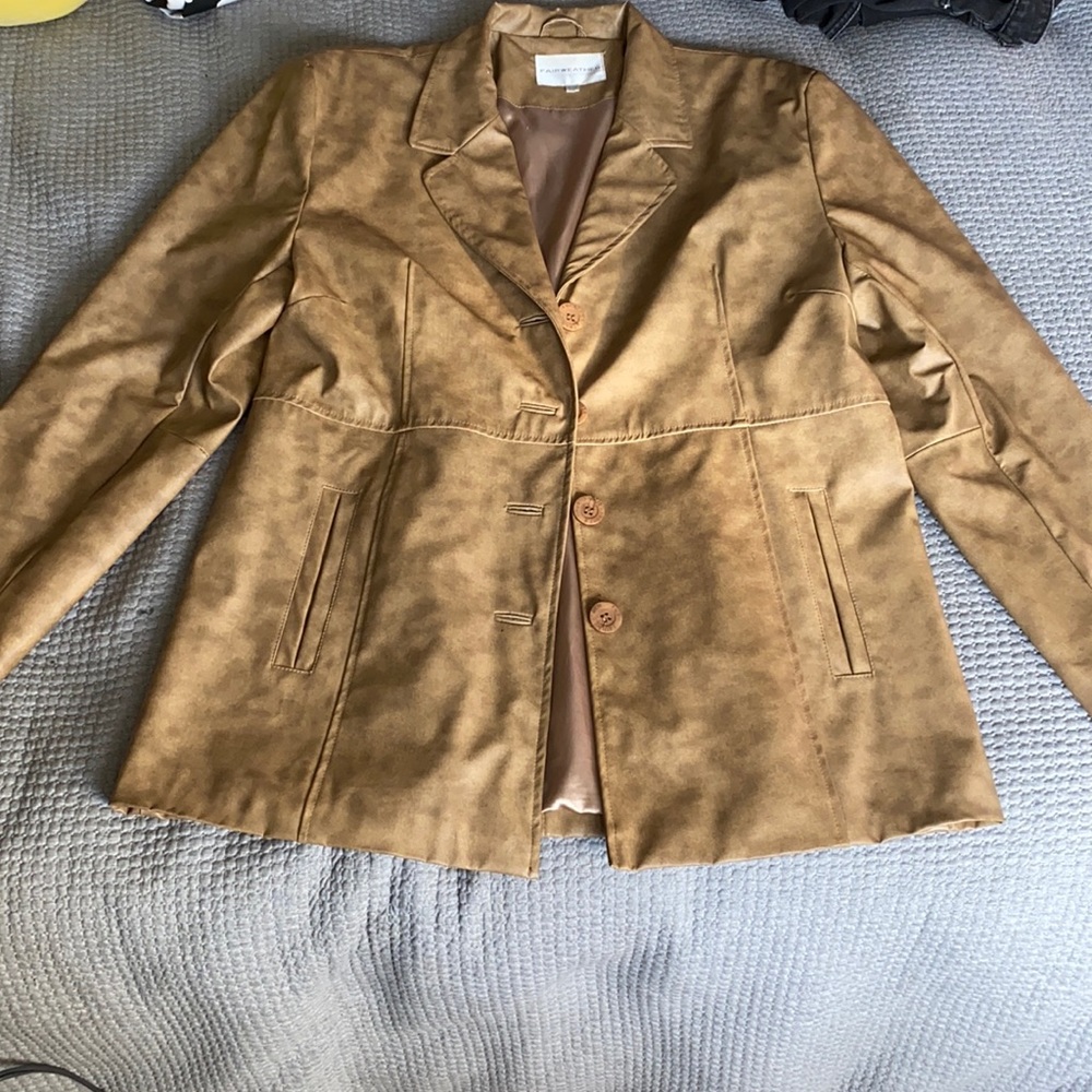Faux leather jacket